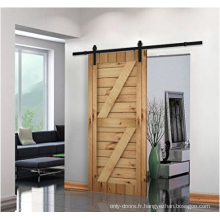 Doorwin simple porte en bois de teck conçoit des portes de grange pour la maison